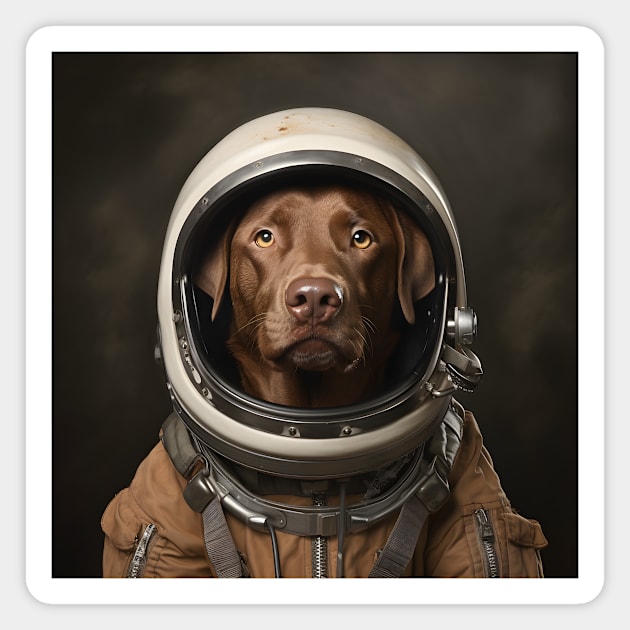 Astro Dog - Chesapeake Bay Retriever Magnet by Merchgard